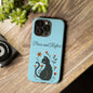 "Paws and Reflect" Floral Cat Tough Case