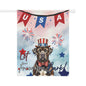 Patriotic Dog Garden Flag - Mastiff – 'Let Freedom Bark' USA Banner