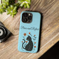 "Paws and Reflect" Floral Cat Tough Case