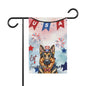 Patriotic Dog Garden Flag - German Shepard – 'Let Freedom Bark' USA Banner