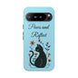 "Paws and Reflect" Floral Cat Tough Case