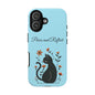 "Paws and Reflect" Floral Cat Tough Case