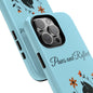 "Paws and Reflect" Floral Cat Tough Case