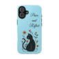 "Paws and Reflect" Floral Cat Tough Case