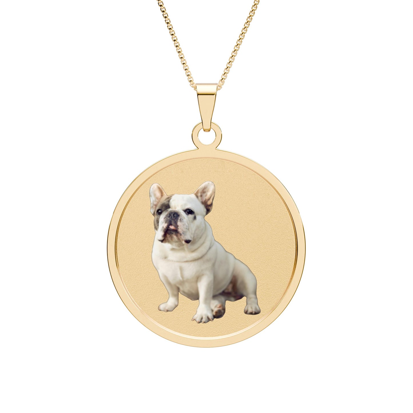 Round Border Photo Pendant - Customizable