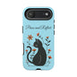 "Paws and Reflect" Floral Cat Tough Case