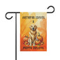 Autumn Leaves & Puppy Dreams Garden Flag - Golden Retriever