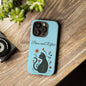 "Paws and Reflect" Floral Cat Tough Case
