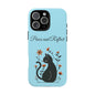 "Paws and Reflect" Floral Cat Tough Case