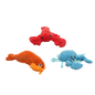 Raw Bar Wee Huggles® Plush Dog Toys, 3 pack