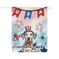 Patriotic Dog Garden Flag - Dalmatian – 'Let Freedom Bark' USA Banner