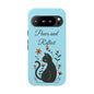 "Paws and Reflect" Floral Cat Tough Case
