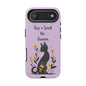 Phone Case — "Stop & Smell the Flowers" Cat Floral Protective Case