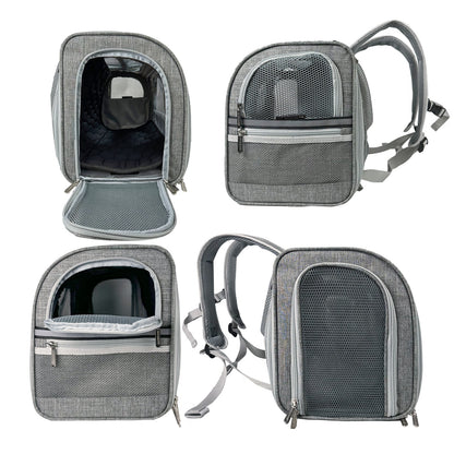 Mr. Peanut's Monterey Series Airline Compliant Horizontal Backpack Pet Carrier