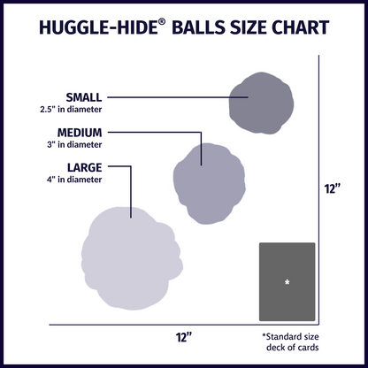 Huggle-Hide® Natural Leather Ball Dog Toy, 2 Pack