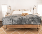 PupProtector™ Summer Short Fur Waterproof Throw Blanket - Charcoal Grey